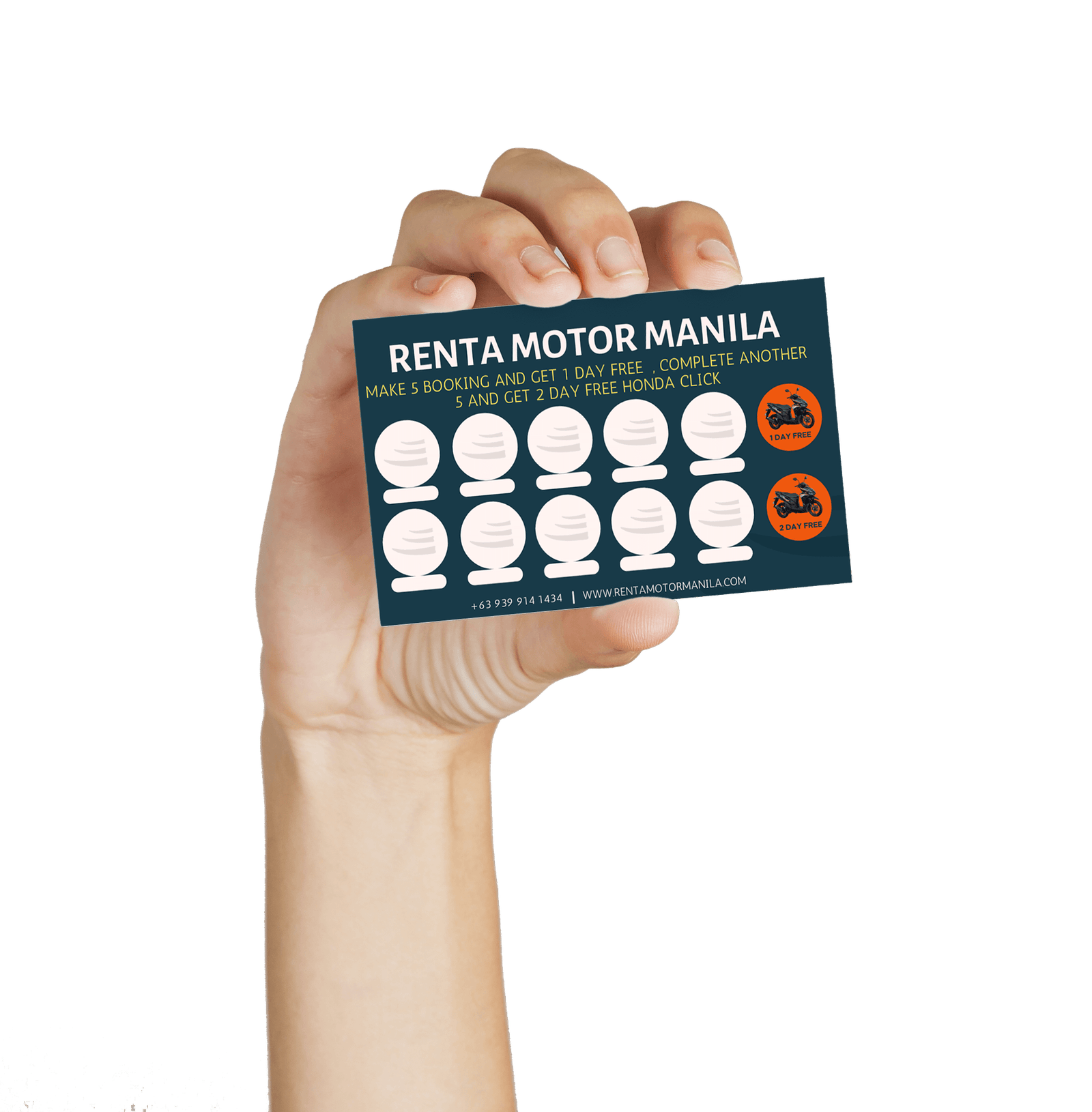 Renta Motor Manila Loyalty Card